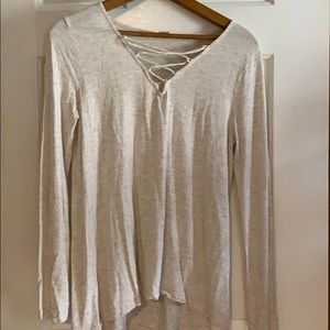 Old Navy women’s lace up top